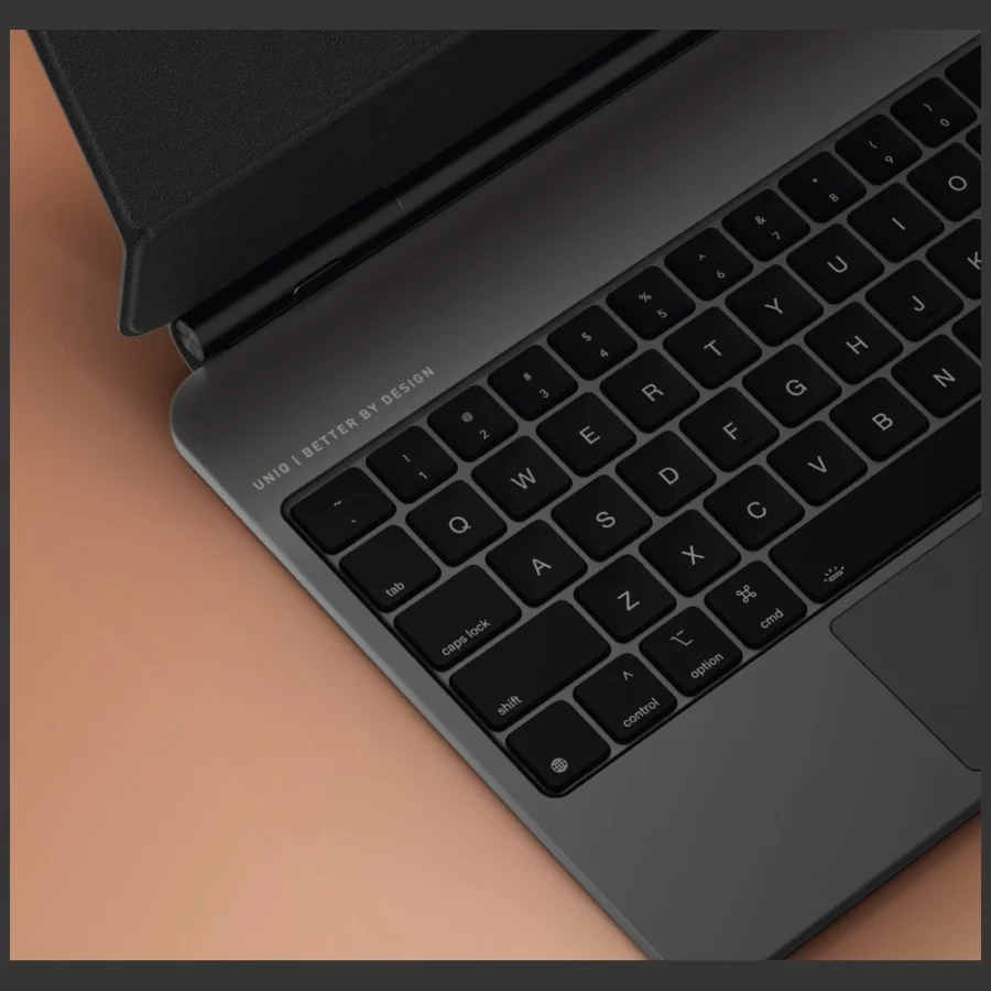 Etuiz klawiaturą UNIQ Venno Pro Magnetic Smart do iPad 11" 2025 / iPad Air 11" 2024 / 2025 / iPad Pro 11" 2018 / 2020 / 2021 / 2022 / 2024 - brązowe