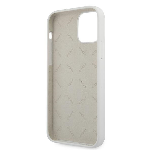 Guess GUHCP12SLSVSCR iPhone 12 mini5,4" kremowy/cream hardcase Script Vintage