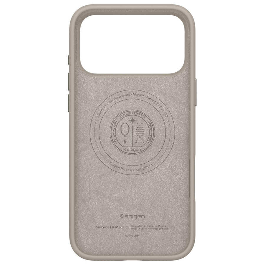 Etui Spigen Silicone Fit MAG MagSafe do  iPhone 17 Pro stone