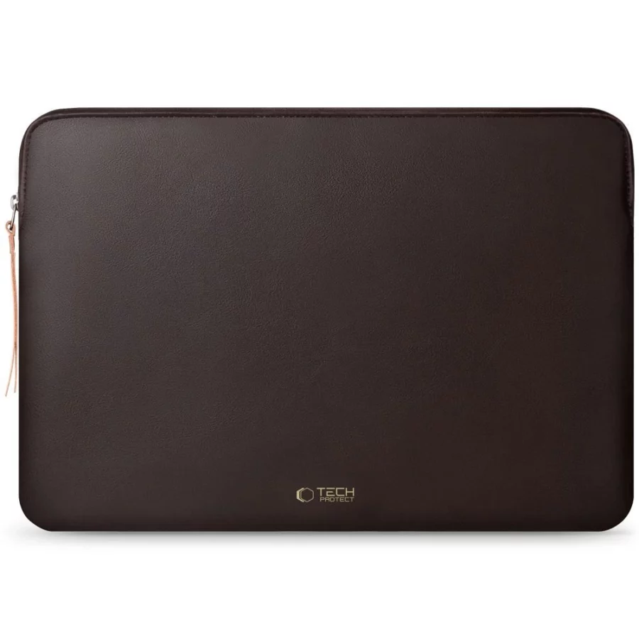 Torba Tech-Protect Fleece na laptopa 13-14" - brązowa