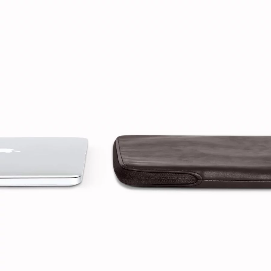 Torba Tech-Protect Fleece na laptopa 13-14" - brązowa