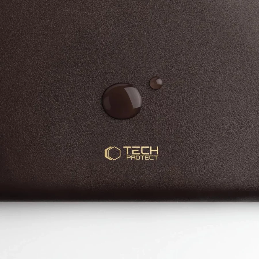 Torba Tech-Protect Fleece na laptopa 13-14" - brązowa