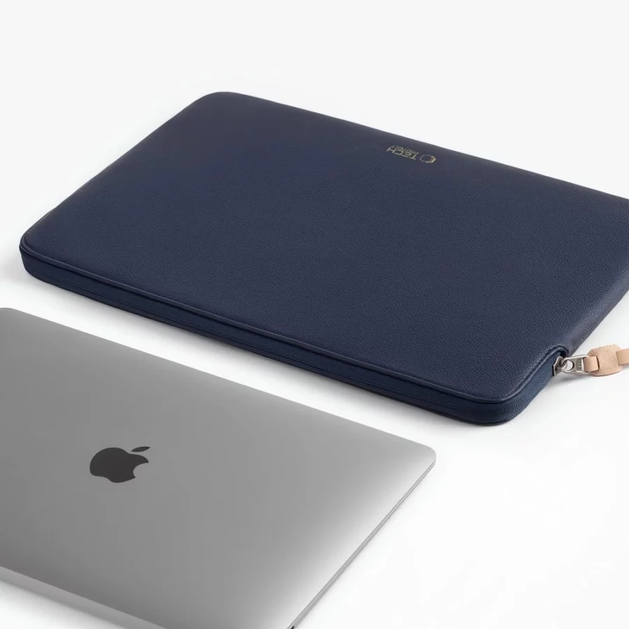 Torba Tech-Protect Fleece na laptopa 13-14" - niebieska