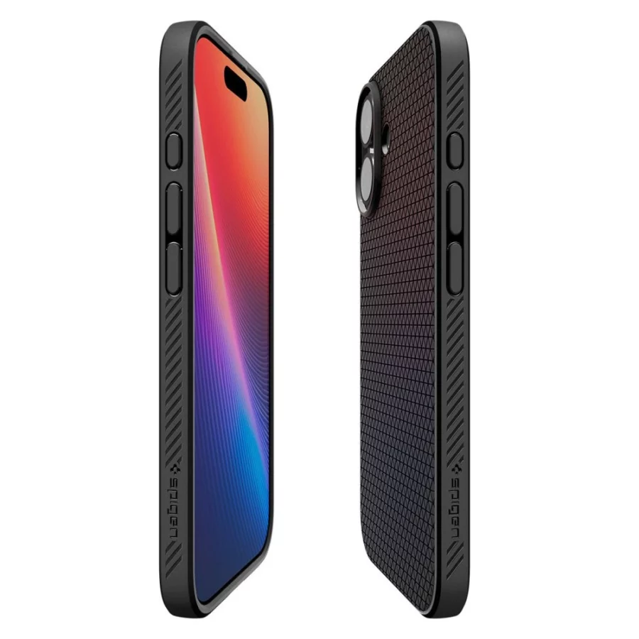 Etui Spigen Liquid Air na iPhone 17 - czarny mat