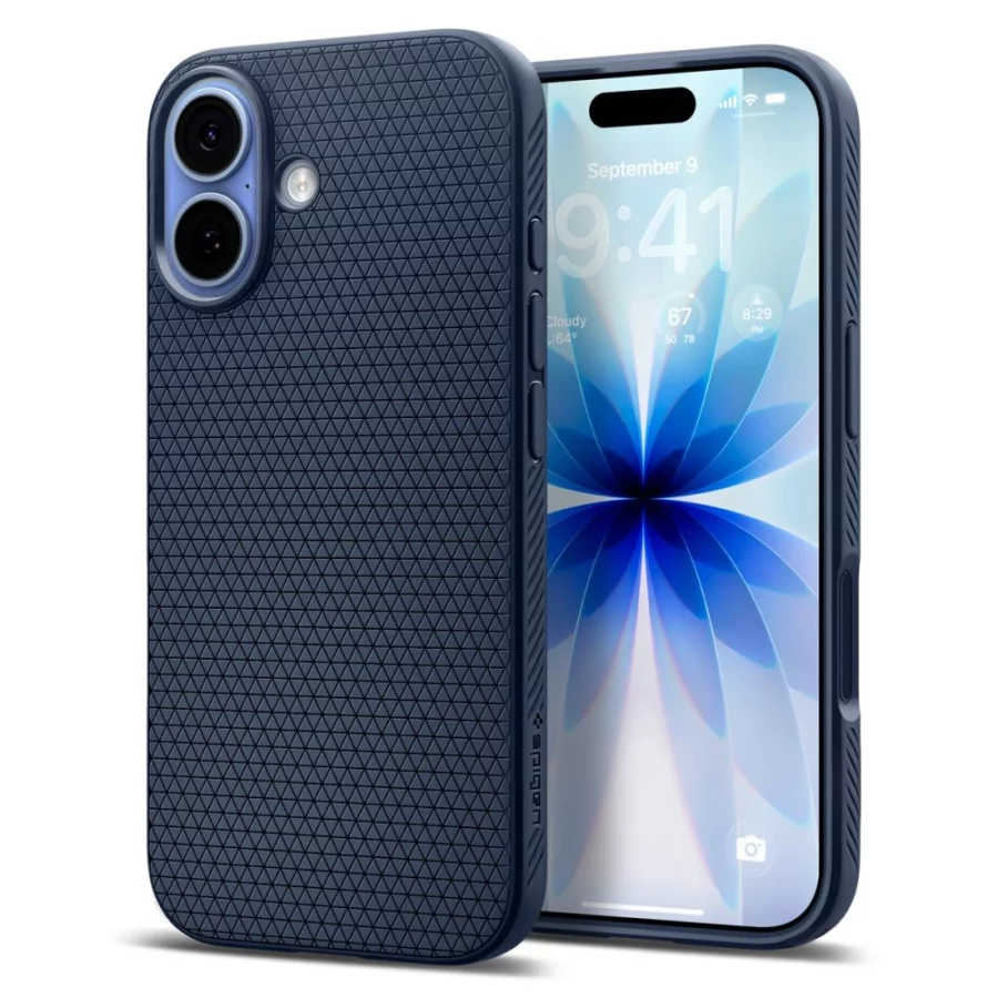 Etui Spigen Liquid Air na iPhone 17- niebieskie