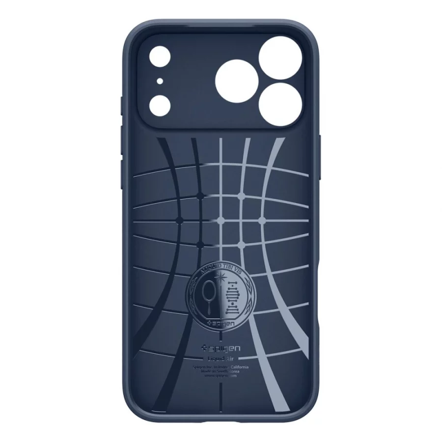 Etui Spigen Liquid Air na iPhone 17 Pro Max - niebieskie