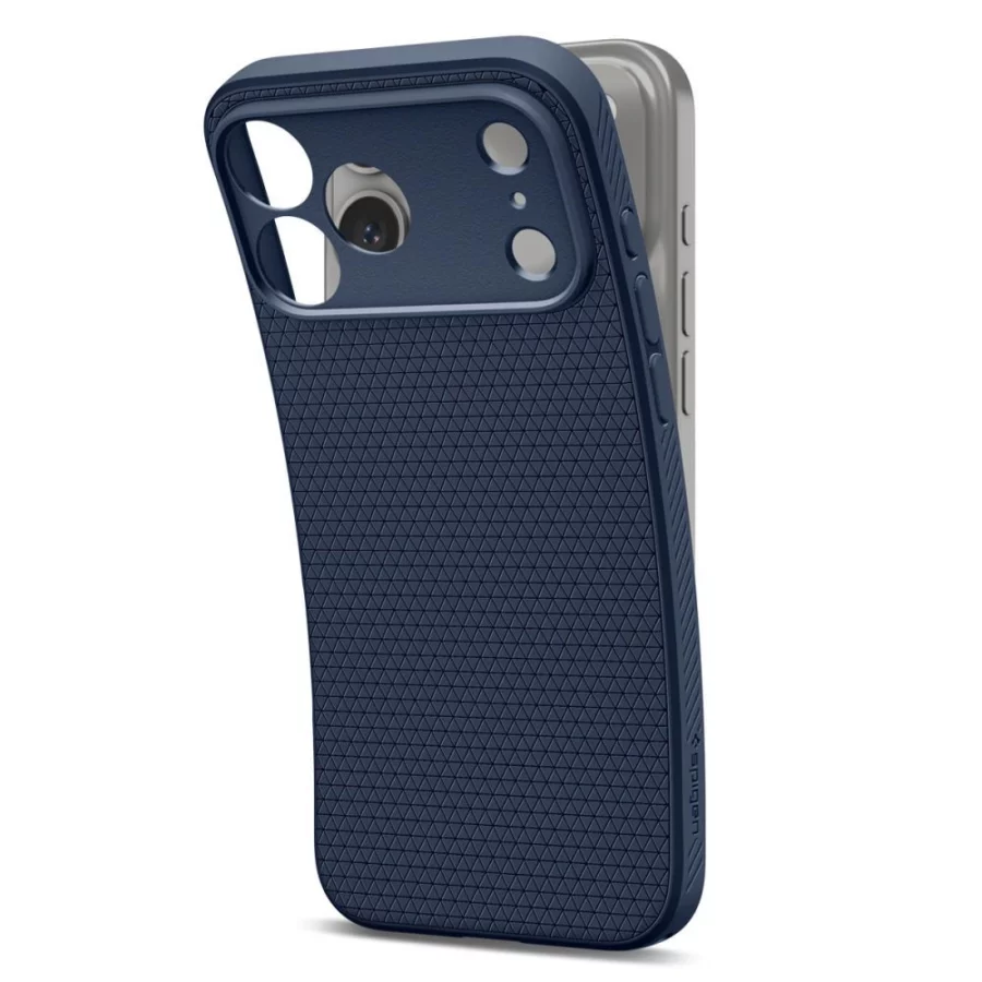 Etui Spigen Liquid Air na iPhone 17 Pro - niebieskie