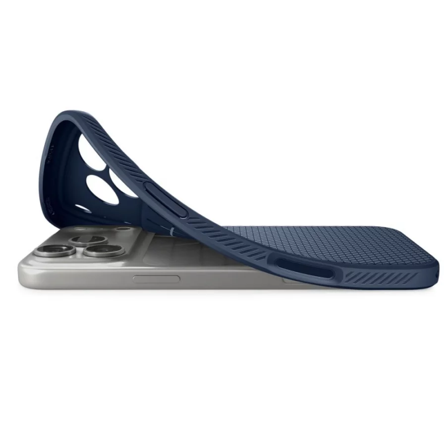 Etui Spigen Liquid Air na iPhone 17 Pro - niebieskie