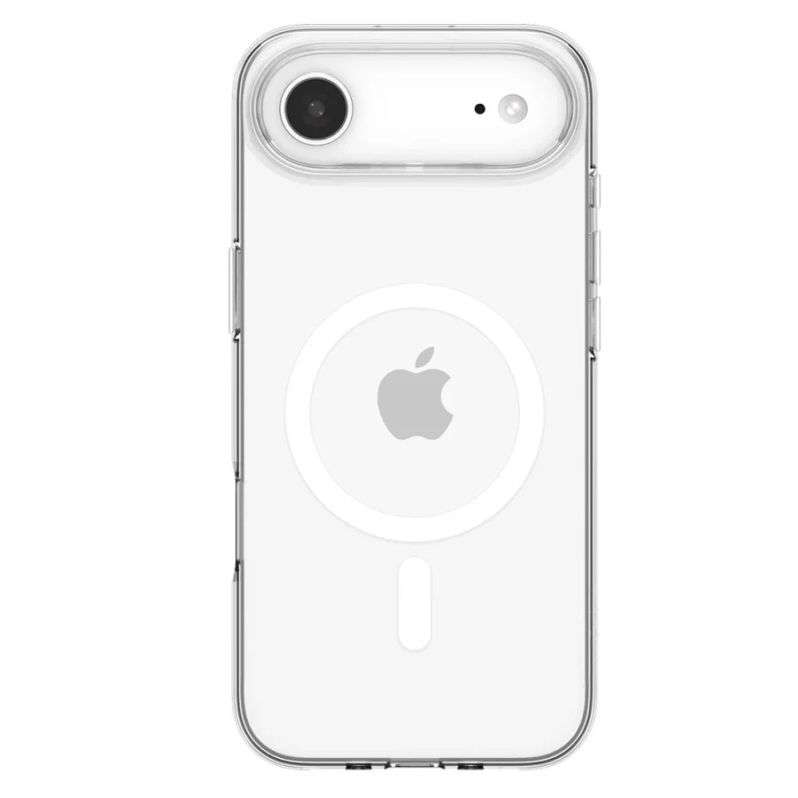 Etui Spigen Liquid Crystal MagSafe na iPhone 17 Air - przezroczysto-białe