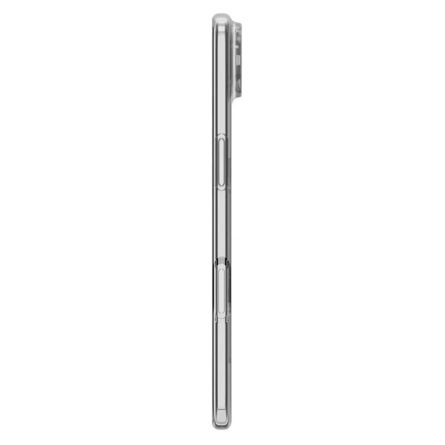 Etui Spigen Liquid Crystal MagSafe na iPhone 17 Air - przezroczysto-białe