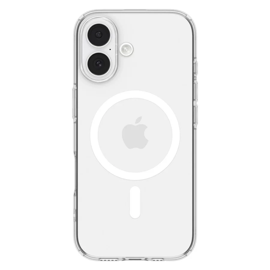 Etui Spigen Liquid Crystal MagSafe na iPhone 17- przezroczysto-białe