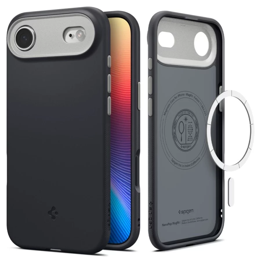 Etui Spigen Nano Pop MagSafe na iPhone 17 Air - czarne