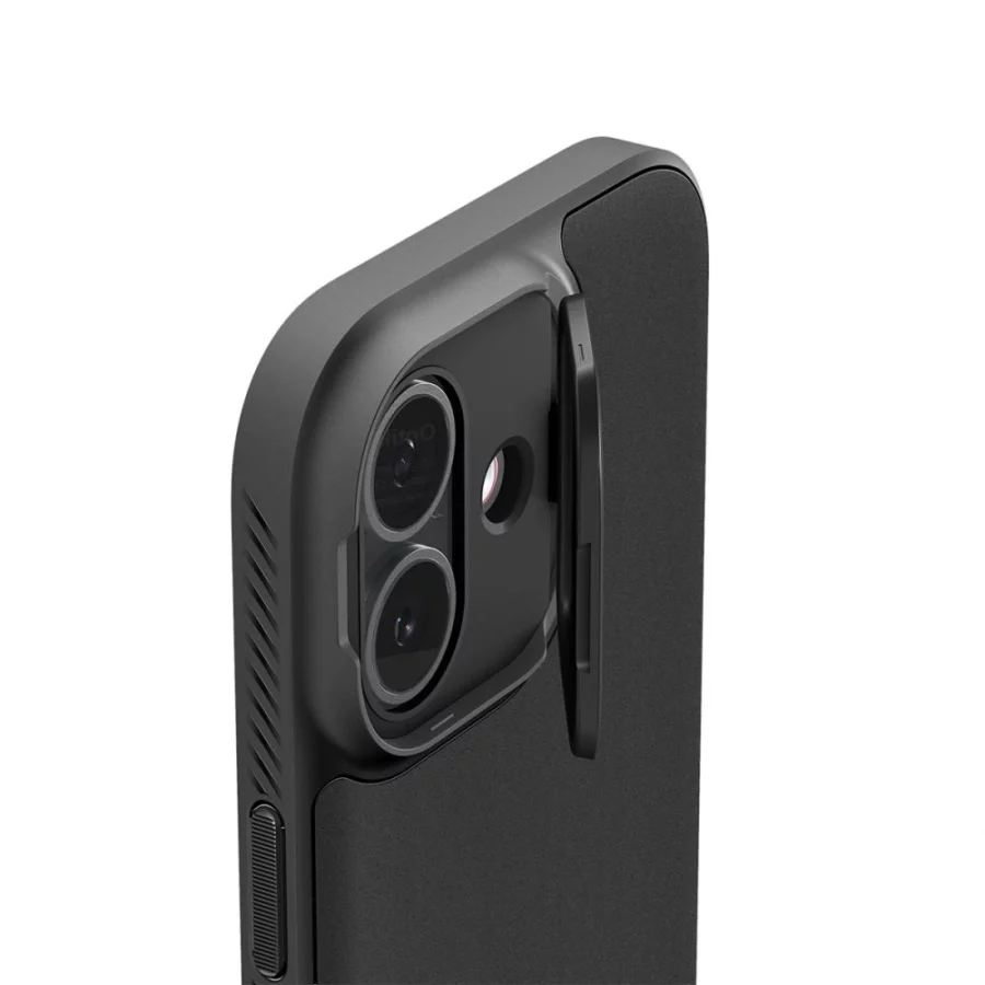 Etui Spigen Optik Armor MagSafe na iPhone 17 - czarne
