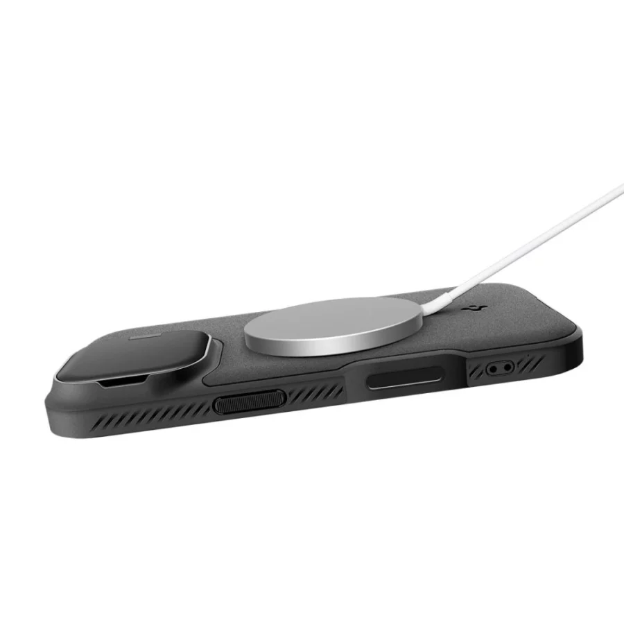 Etui Spigen Optik Armor MagSafe na iPhone 17 - czarne