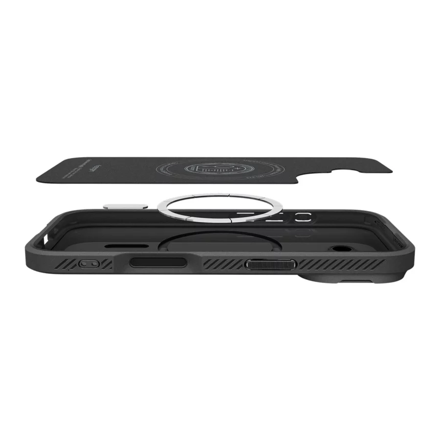 Etui Spigen Optik Armor MagSafe na iPhone 17 - czarne