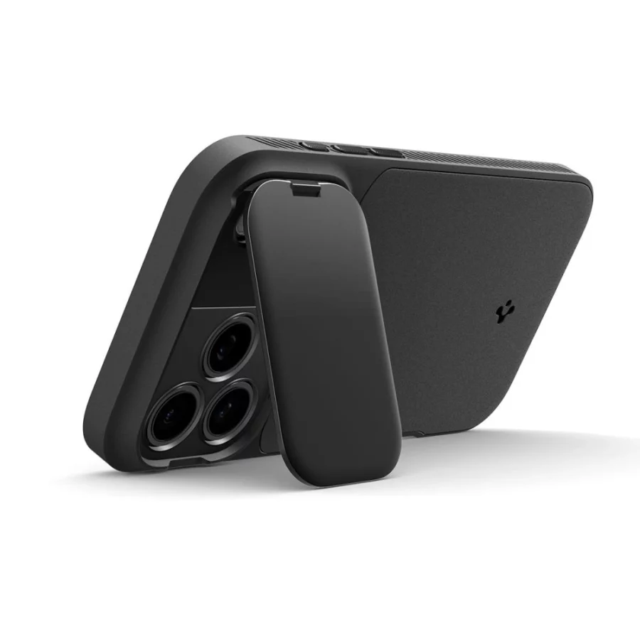 Etui Spigen Optik Armor MagSafe na iPhone 17 Pro - czarne
