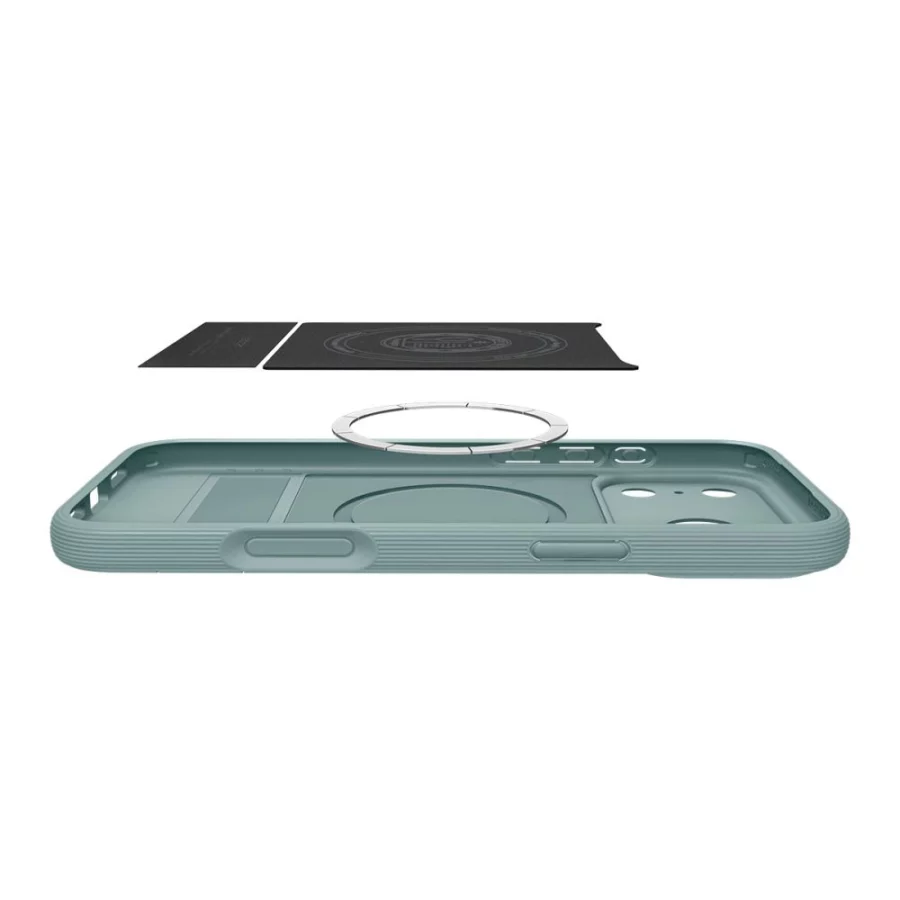 Etui Spigen Parallax "S" MagSafe na iPhone 17 Pro - zielone