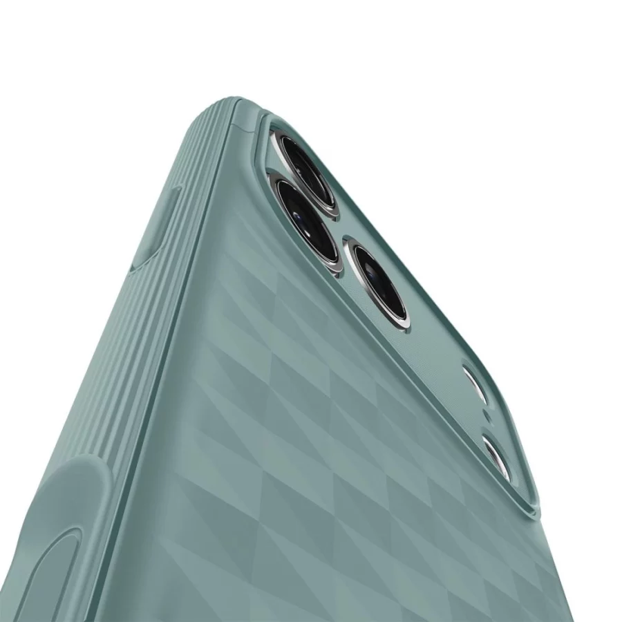 Etui Spigen Parallax "S" MagSafe na iPhone 17 Pro - zielone