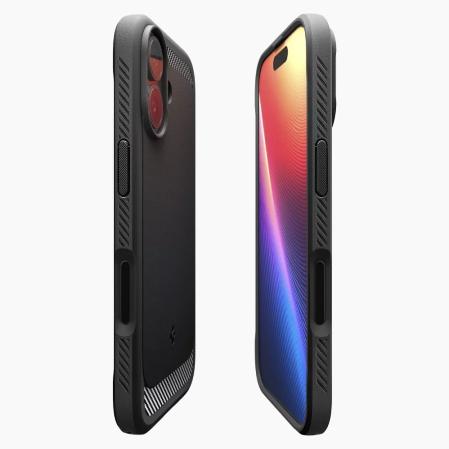 Etui Spigen Rugged Armor Mag MagSafe na iPhone 17 - czarny mat