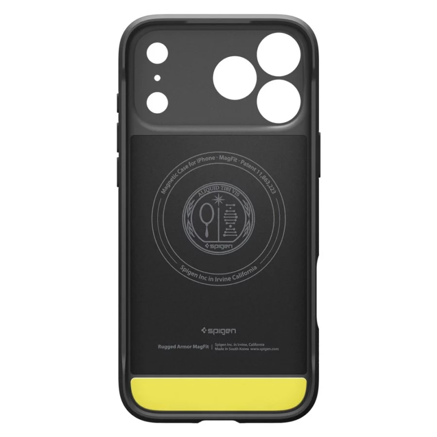 Etui Spigen Rugged Armor Mag MagSafe na iPhone 17 Pro Max - czarny mat