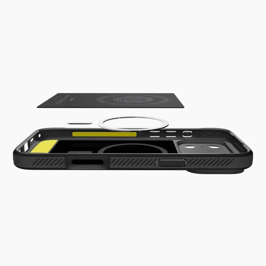 Etui Spigen Rugged Armor Mag MagSafe na iPhone 17 Pro Max - czarny mat