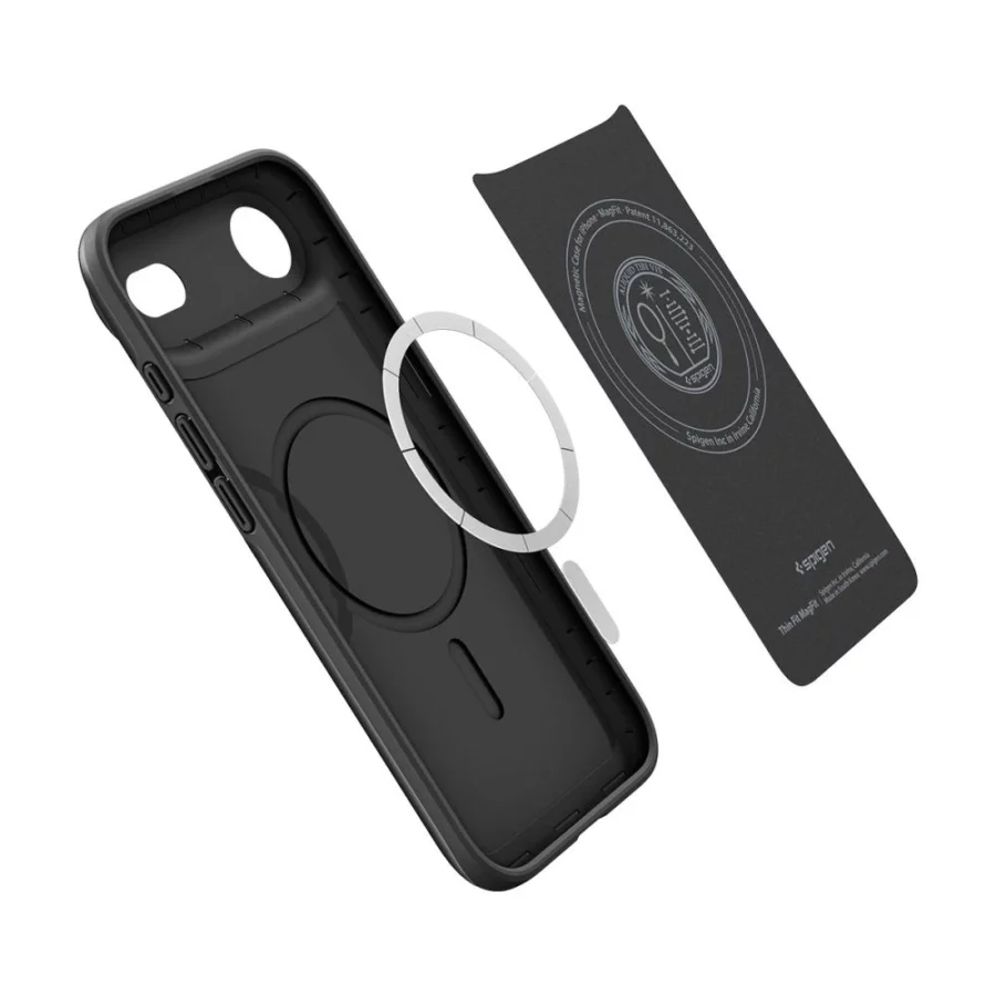 Etui Spigen Thin Fit MagSafe na iPhone 17 Air - czarne