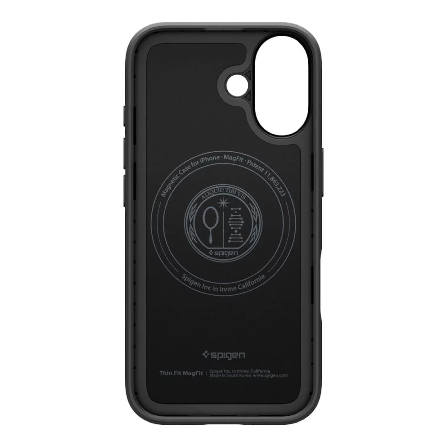 Etui Spigen Thin Fit MagSafe na iPhone 17 - czarne