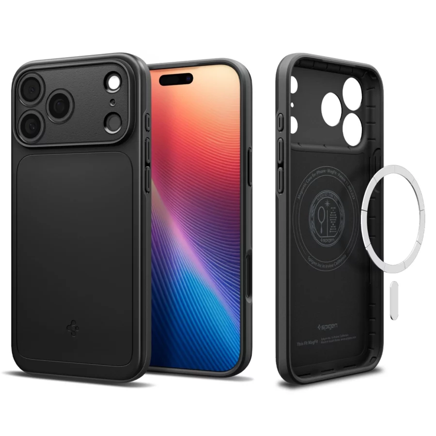 Etui Spigen Thin Fit MagSafe na iPhone 17 Pro Max - czarne