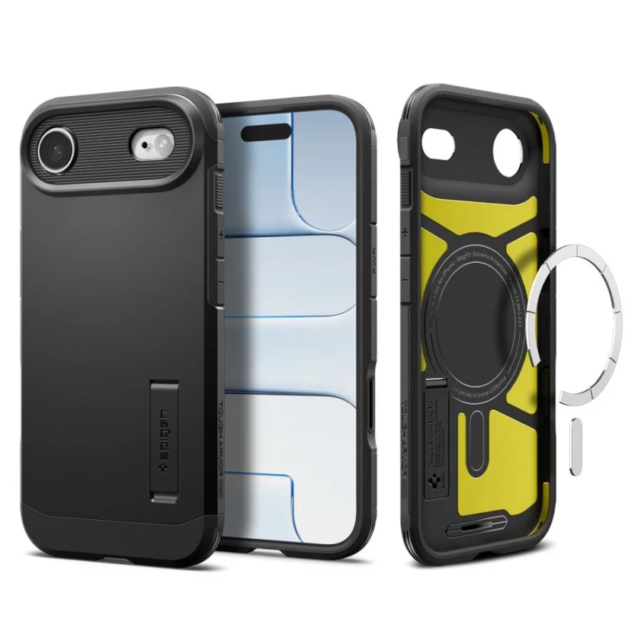 Etui Spigen Tough Armor "T" MagSafe na iPhone 17 Air - czarne