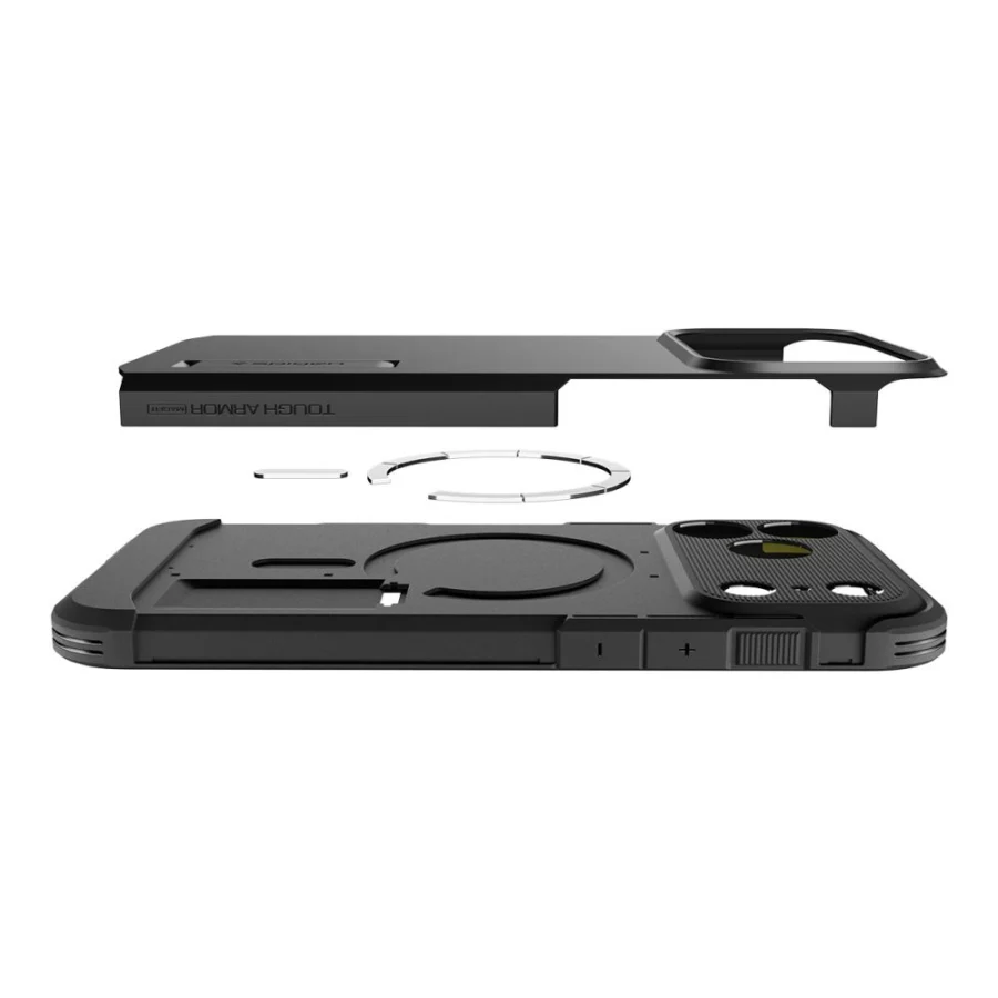 Etui Spigen Tough Armor "T" MagSafe na iPhone 17 Pro - czarne