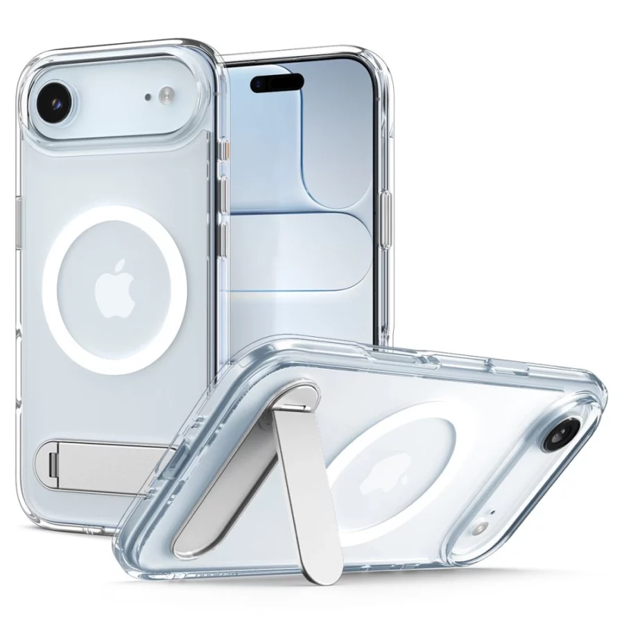 Etui Spigen Ultra Hybrid "S" MagSafe na iPhone 17 Air - przezroczysto-białe