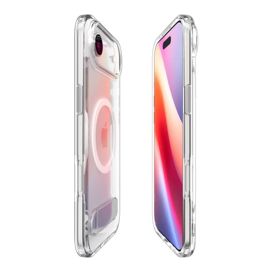 Etui Spigen Ultra Hybrid "S" MagSafe na iPhone 17 Air - przezroczysto-białe