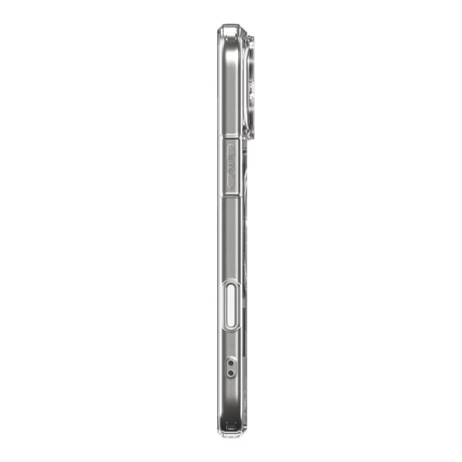 Etui Spigen Ultra Hybrid "T" MagSafe na iPhone 17 Pro Max - przezroczysto-białe