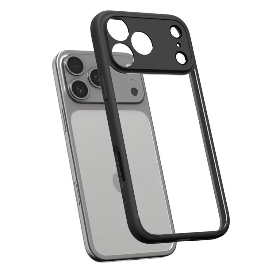Etui Spigen Ultra Hybrid na iPhone 17 Pro - czarny mat
