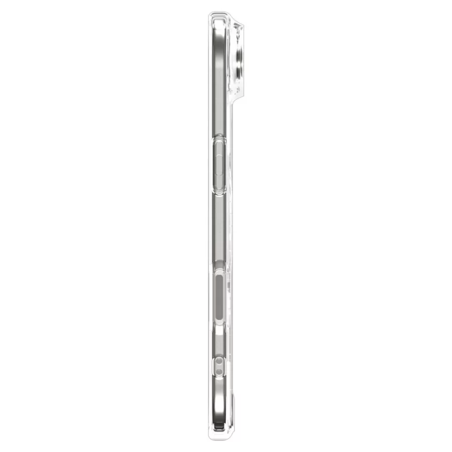 Etui Spigen Ultra Hybrid MagSafe na iPhone 17 Air - przezroczysto-szare