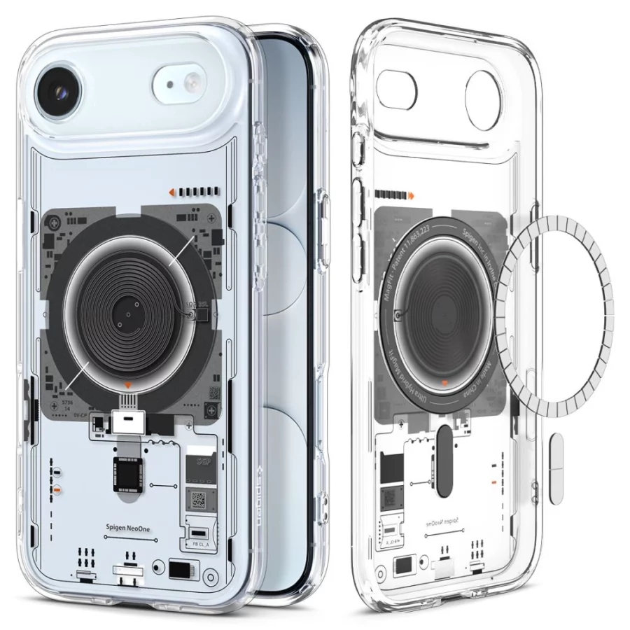Etui Spigen Ultra Hybrid MagSafe na iPhone 17 Air Neo One - przezroczyste