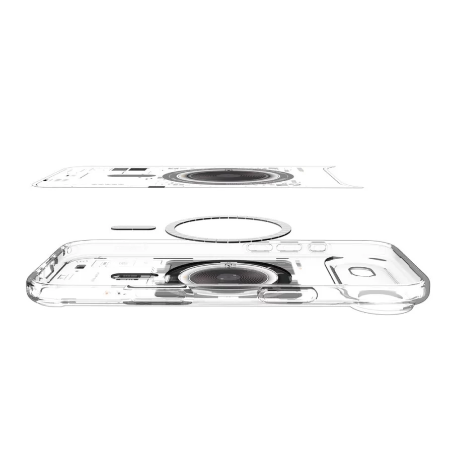Etui Spigen Ultra Hybrid MagSafe na iPhone 17 Air Neo One - przezroczyste