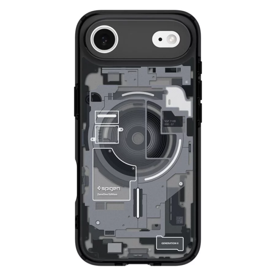 Etui Spigen Ultra Hybrid MagSafe na iPhone 17 Air Zero One - czarne