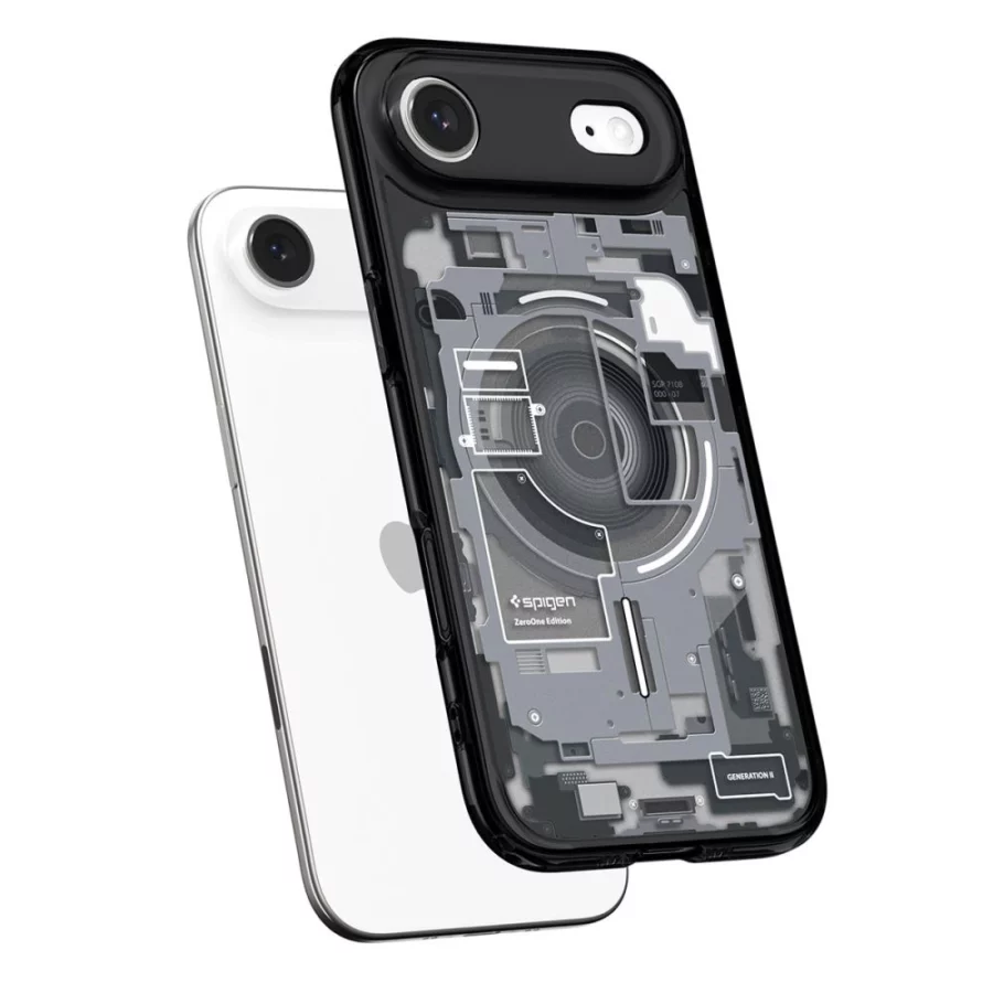 Etui Spigen Ultra Hybrid MagSafe na iPhone 17 Air Zero One - czarne
