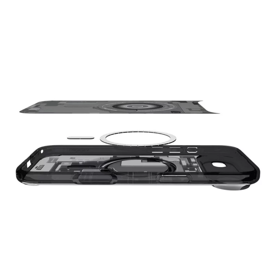Etui Spigen Ultra Hybrid MagSafe na iPhone 17 Air Zero One - czarne