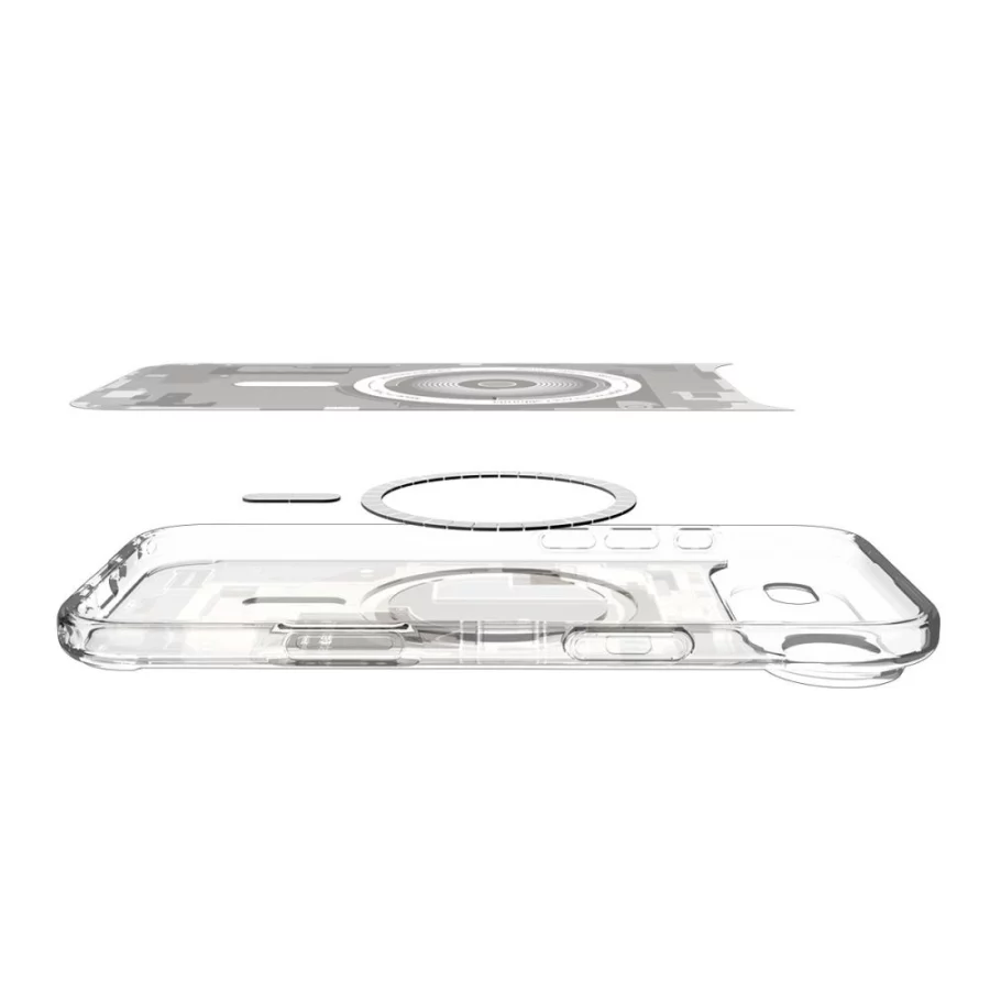 Etui Spigen Ultra Hybrid MagSafe na iPhone 17 Air Zero One - tytanowe