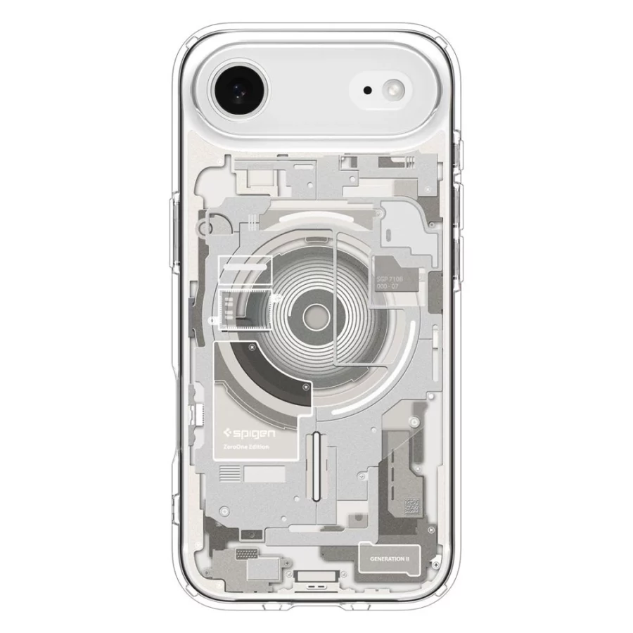 Etui Spigen Ultra Hybrid MagSafe na iPhone 17 Air Zero One - tytanowe