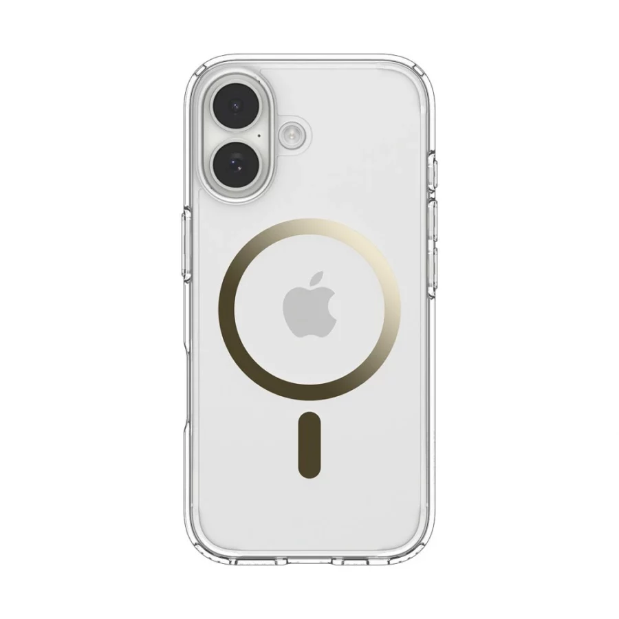 Etui Spigen Ultra Hybrid MagSafe na iPhone 17 - przezroczysto-złote