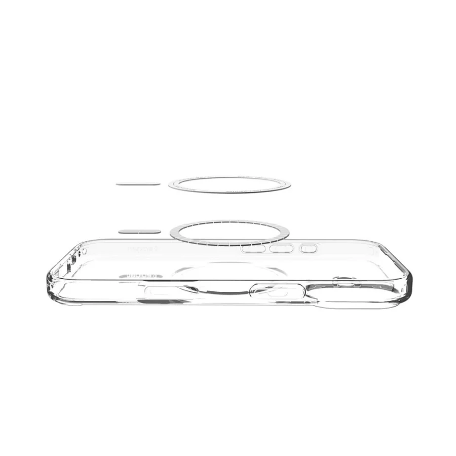 Etui Spigen Ultra Hybrid MagSafe na iPhone 17 - przezroczysto-złote
