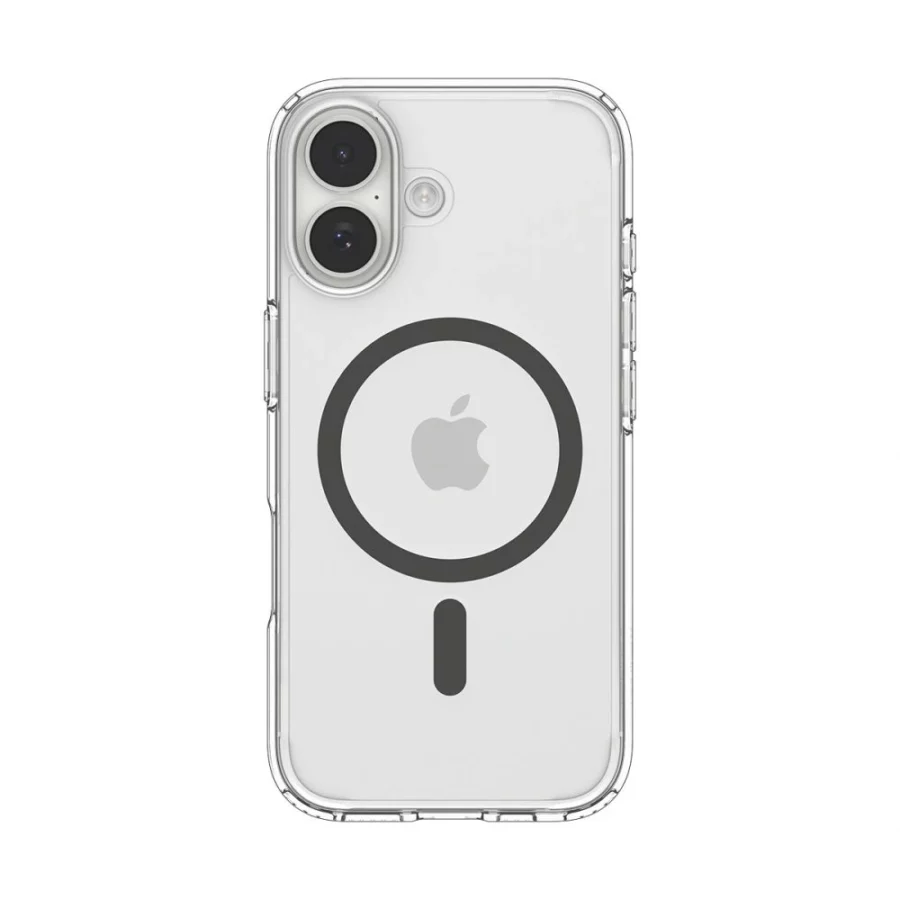 Etui Spigen Ultra Hybrid MagSafe na iPhone 17 - przezroczysto-szare