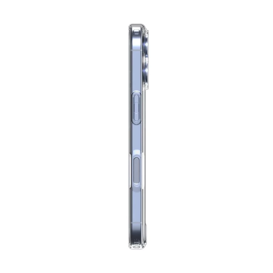Etui Spigen Ultra Hybrid MagSafe na iPhone 17 - przezroczysto-szare