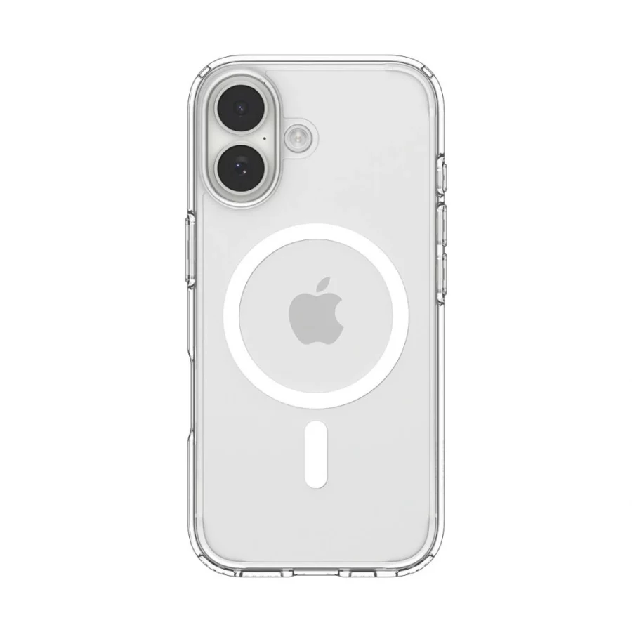 Etui Spigen Ultra Hybrid MagSafe na iPhone 17 - przezroczysto-białe