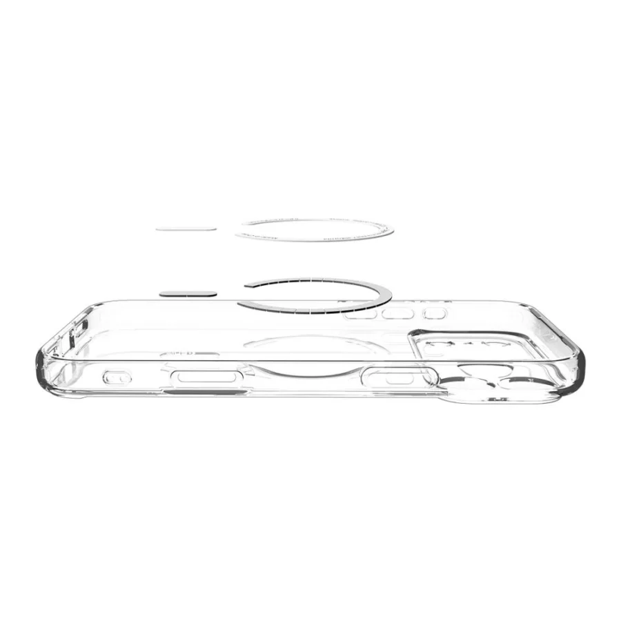Etui Spigen Ultra Hybrid MagSafe na iPhone 17 Pro - przezroczysto-złote