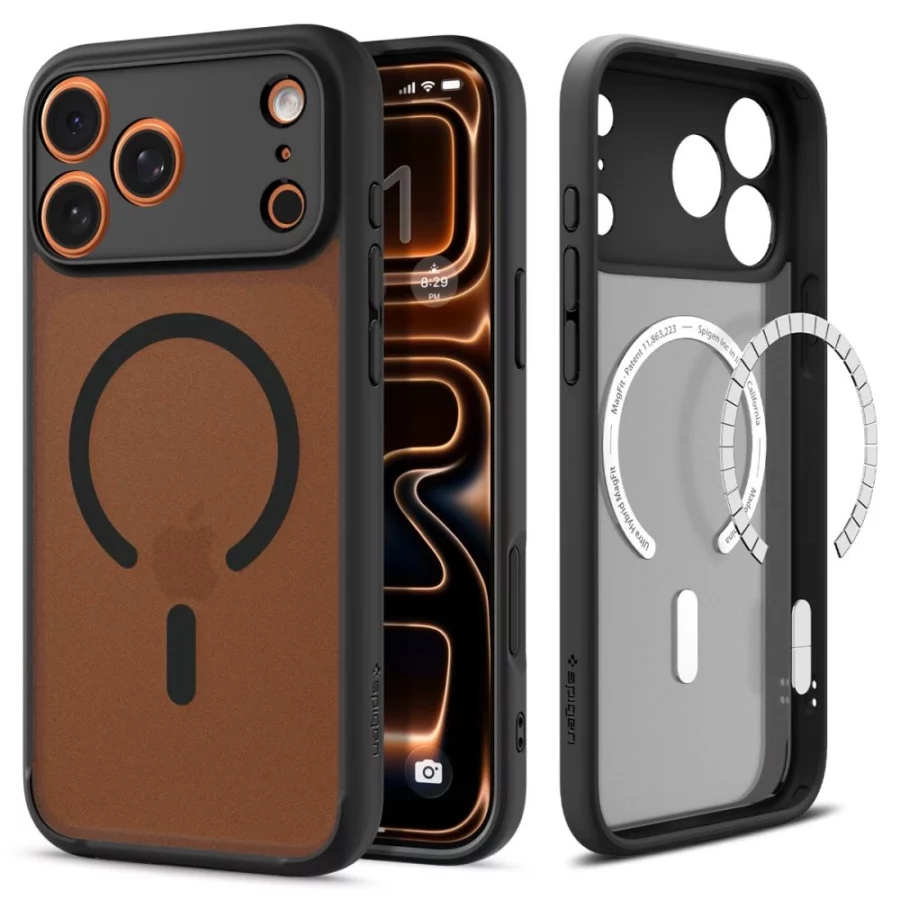 Etui Spigen Ultra Hybrid MagSafe na iPhone 17 Pro - czarne