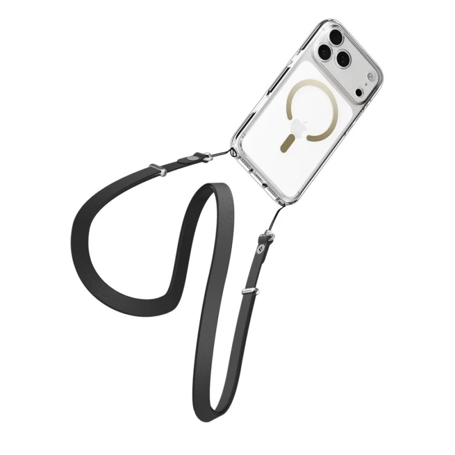 Etui Spigen Ultra Hybrid MagSafe na iPhone 17 Pro Max - przezroczysto-złote